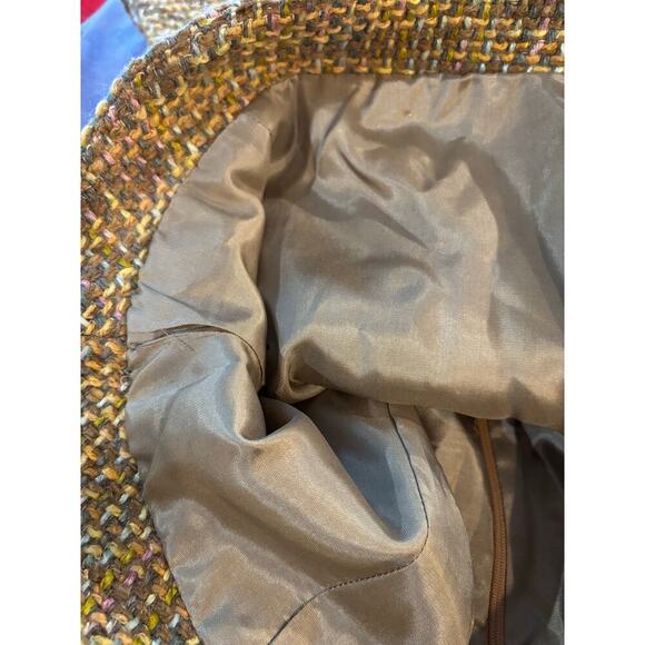 Anthropologie James Coviello Tweed Top Sleeveless Old Money Wool Medium - Picture 3 of 6